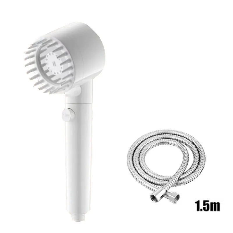 Shower for Bathroom Accessories Three Level Adjustment Showerhead Pressurization Head Massage Knobs Filter Set Showers Parts