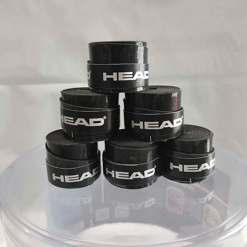 6 Pieces Original HEAD Overgrip Anti Slip Tennis Racket Sweatband Grips Padel Shock Absorption Grip Tape Training Accessories