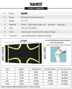 AOLIKES 1PCS Fitness Running Cycling Knee Support Braces Elastic Nylon Sport Compression Knee Pad Sleeve For Basketball