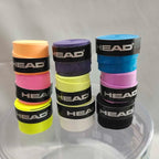 6 Pieces Original HEAD Overgrip Anti Slip Tennis Racket Sweatband Grips Padel Shock Absorption Grip Tape Training Accessories