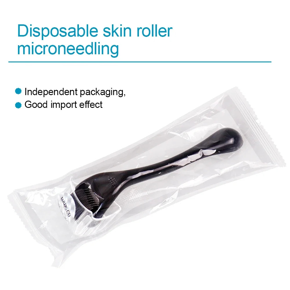 DRS 540 Skin Care Dermaroller Titanium Derma Roller Micro Needle Roller for Hair Regrowth Growth Mesoroller Beard Face DermaPen