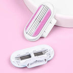 3-Layer Manual Shaving Razor – Ultra-Sharp Blades for Effortless Glide, Anti-Irritation Design, Long-Lasting Durability, Perfe