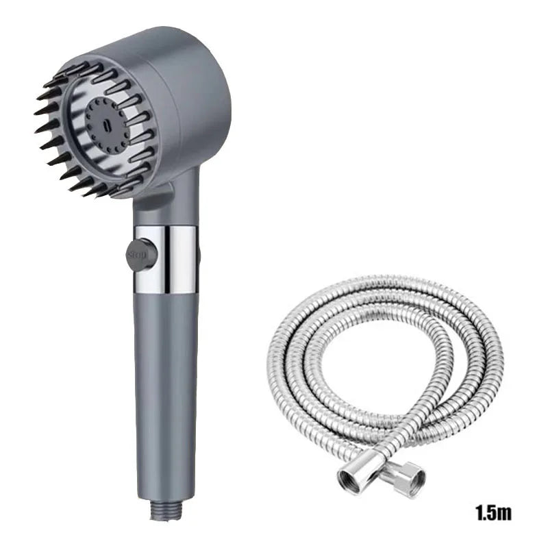 Shower for Bathroom Accessories Three Level Adjustment Showerhead Pressurization Head Massage Knobs Filter Set Showers Parts