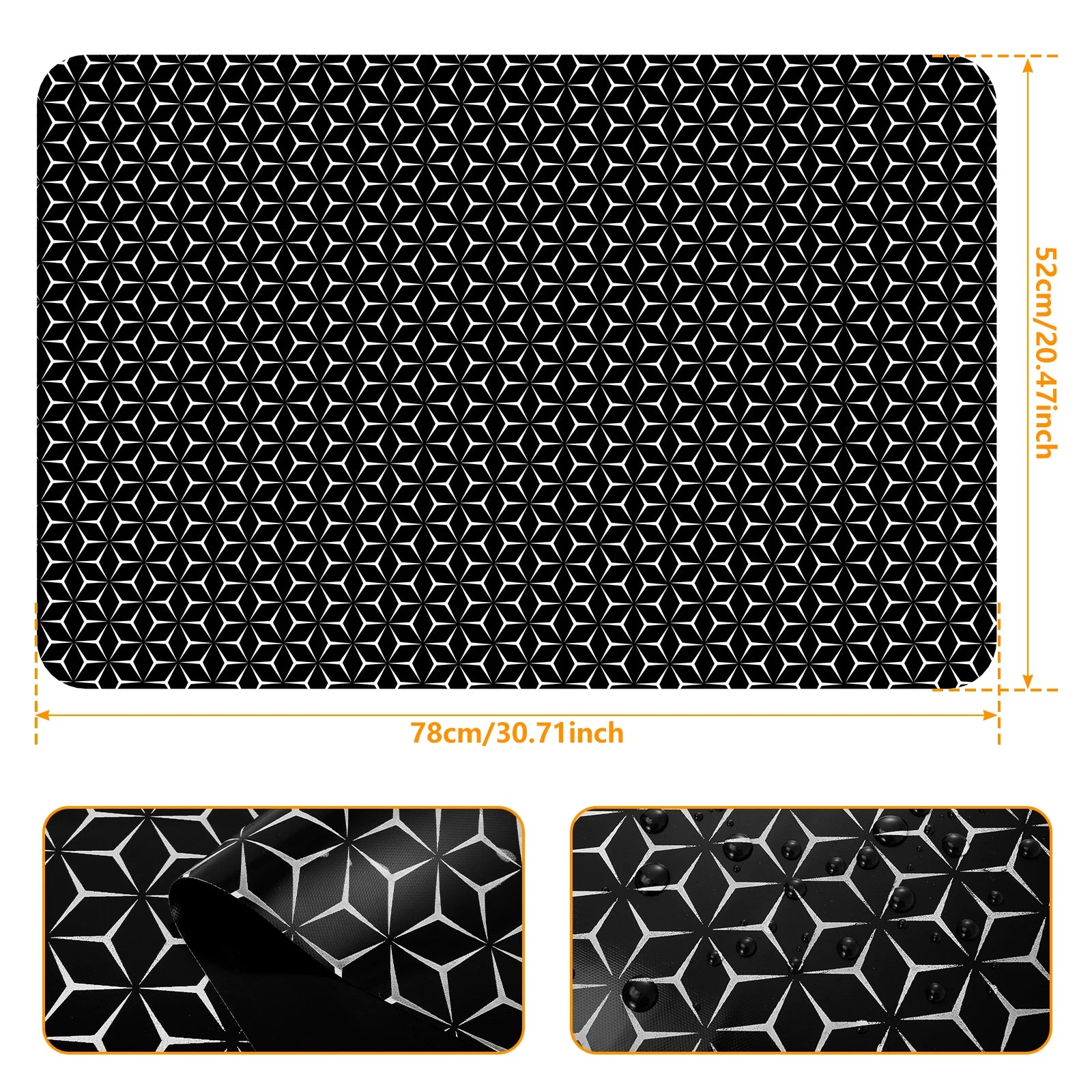 Silicone Induction Cooktop Mat Non Slip Electric Stove Cover Pad Cooktop Protector Cooking Kitchen Accessories Stove Top Cover
