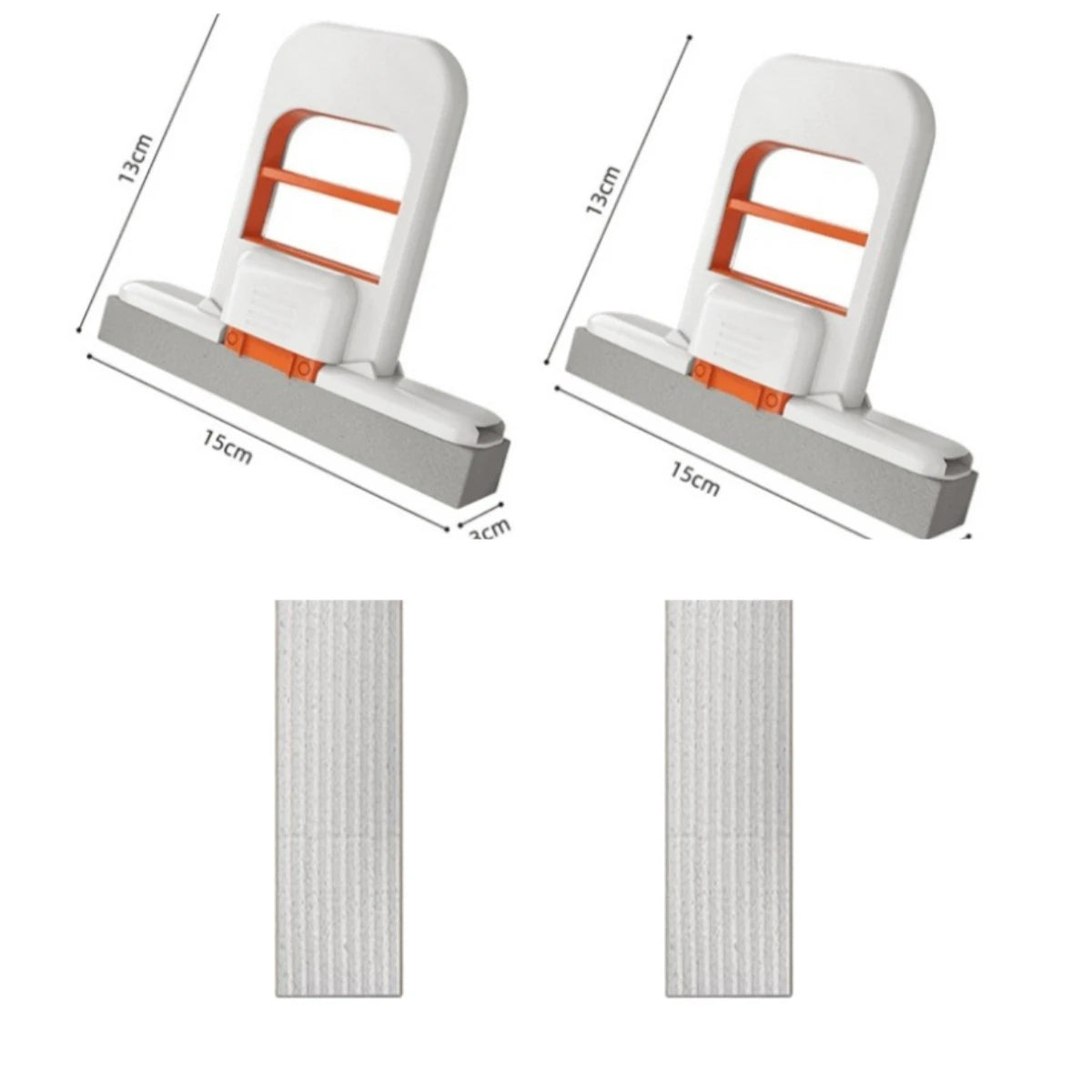 Powerful Squeeze Mini Mop Folding Home Cleaning Mops With Sponge Self-squeezing Floor Washing Mop Desk Window Car Clean Tool