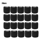 1/3/6/20PCS Black Self Adhesive Bandages Cohesive Elasticity Breathable Waterproof Bandages Sports Tape Wrist Ankle First Aid
