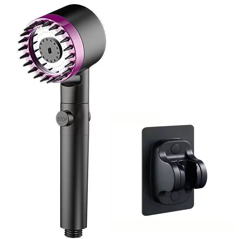 Shower for Bathroom Accessories Three Level Adjustment Showerhead Pressurization Head Massage Knobs Filter Set Showers Parts