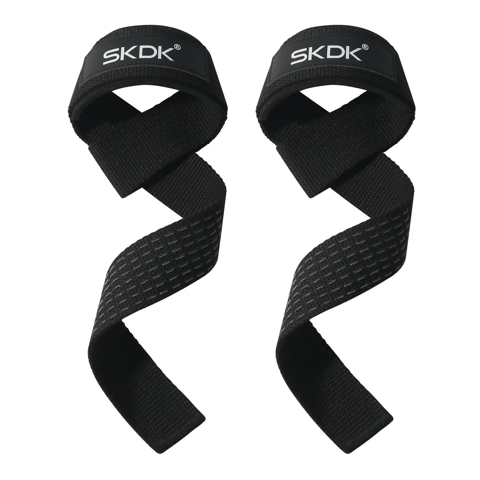 2Pcs Weightlifting Wrist Straps Strength Training Adjustable Non-slip Gym Booster Bands Fitness Lifting Support Sports Grip Band