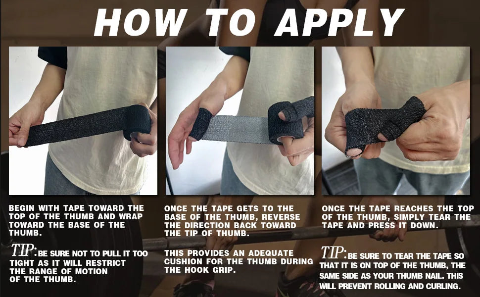 1/3/6/20PCS Black Self Adhesive Bandages Cohesive Elasticity Breathable Waterproof Bandages Sports Tape Wrist Ankle First Aid