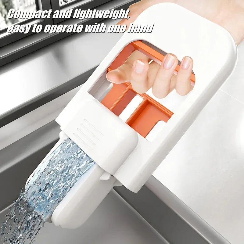 Powerful Squeeze Mini Mop Folding Home Cleaning Mops With Sponge Self-squeezing Floor Washing Mop Desk Window Car Clean Tool