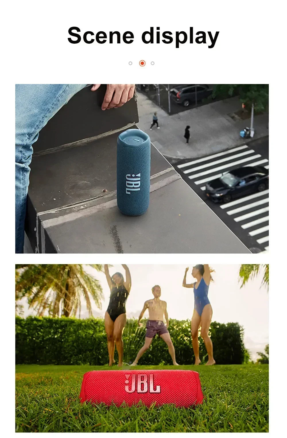 Original JBL FLIP 6 Bluetooth Speaker FLIP6 Portable IPX7 Waterproof Outdoor Stereo Bass Music Track Speaker Independent Tweeter