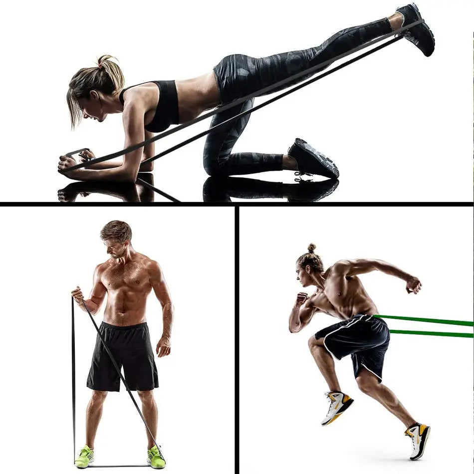 20~230lbs Heavy-Duty Resistance Band Agility Training Workout Gym Equipment Yoga Pilates Accessories Rubber Band Home Gym