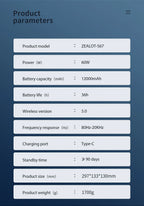 Zealot S67 Wireless Speaker WithShoulder Strap,Outdoor,Waterproof,Portable Speaker with Loud Stero and Booming Bass,40H Playtime