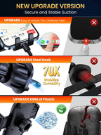 TOPK Car Phone Holder Air Vent Car Phone Holder Mount 360° Rotation Adjustable Clip Compatibility Fit for All 4"-7" Smartphon