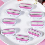 3-Layer Manual Shaving Razor – Ultra-Sharp Blades for Effortless Glide, Anti-Irritation Design, Long-Lasting Durability, Perfe