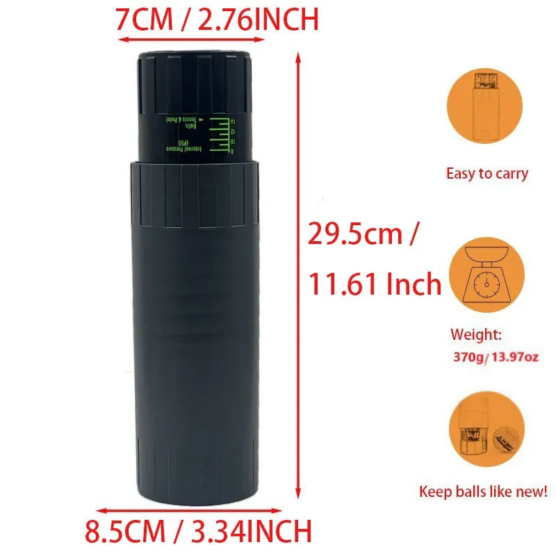 Tennis Ball Pressure Maintain Repair Container For Tennis Ball Shape Restore Bounce Ball Protect Pressurizer Saver suit 4 balls