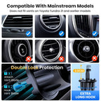TOPK Car Phone Holder Air Vent Car Phone Holder Mount 360° Rotation Adjustable Clip Compatibility Fit for All 4"-7" Smartphon