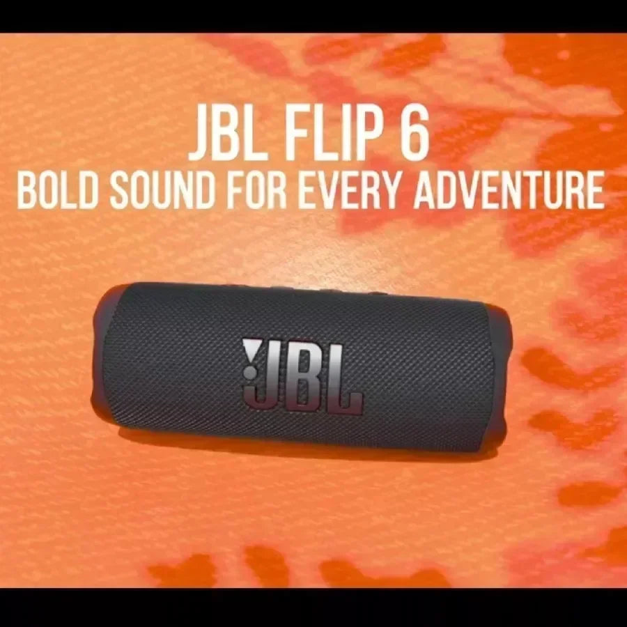Original JBL FLIP 6 Bluetooth Speaker FLIP6 Portable IPX7 Waterproof Outdoor Stereo Bass Music Track Speaker Independent Tweeter