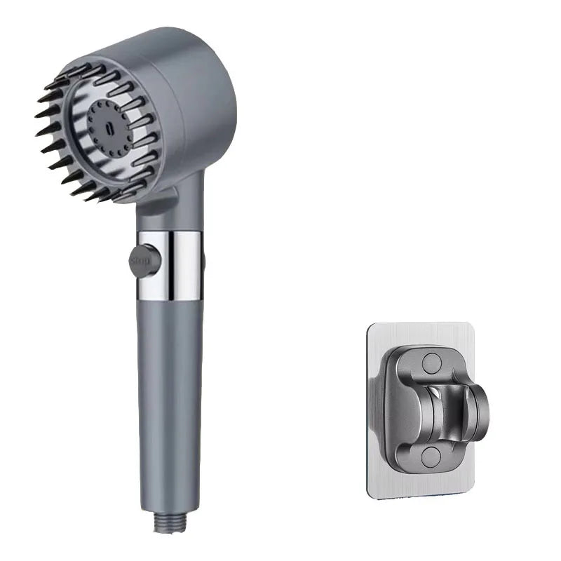 Shower for Bathroom Accessories Three Level Adjustment Showerhead Pressurization Head Massage Knobs Filter Set Showers Parts