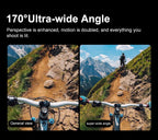 Ourlife MTR40 5K Action Camera 2.0" IPS Touch Screen 5X Zoom Action Cam WiFi EIS 170° 30M Waterproof Professional Sports Camera