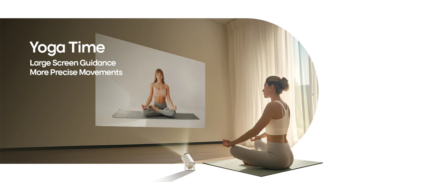 Magcubic HY300 Pro+ 4K Android 11 Portable Projector 8000 Lumens WiFi 6 BT5.4 Outdoor Theater 5W HiFi Speaker 720P HD Supported