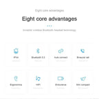 A6S TWS Earphones Wireless Bluetooth 5.1 Headphones Touch Control Earbuds With Mic Earphones Sport Waterproof Headset for xiaomi